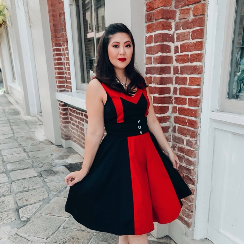 Her Universe Marvel WandaVision Scarlet Witch Dress - Picture 6 of 7